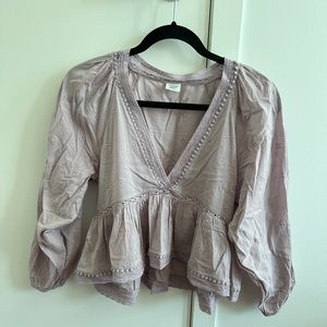 Aritzia Sunday Best duet blouse